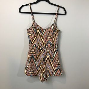Divided (H&M) Tribal Print Romper sz. 4